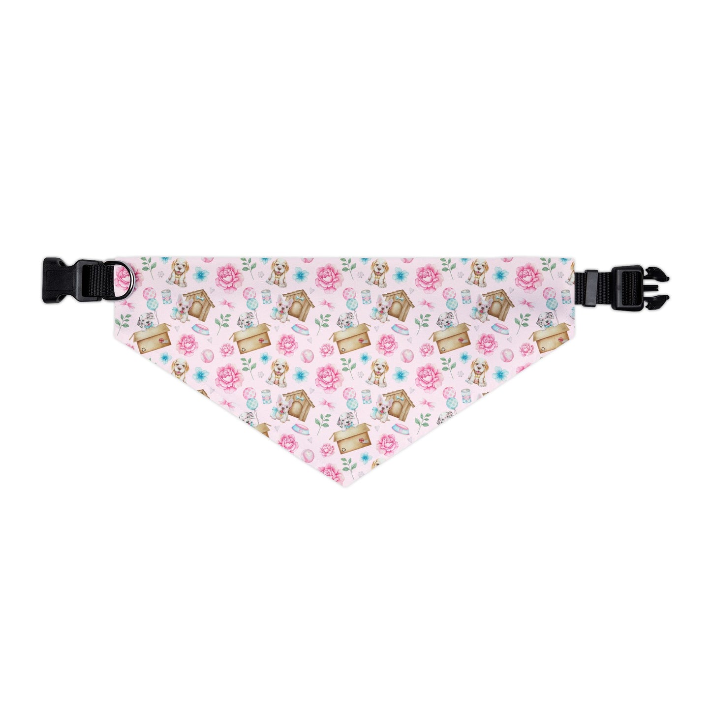 Floral Pet Bandana Collar