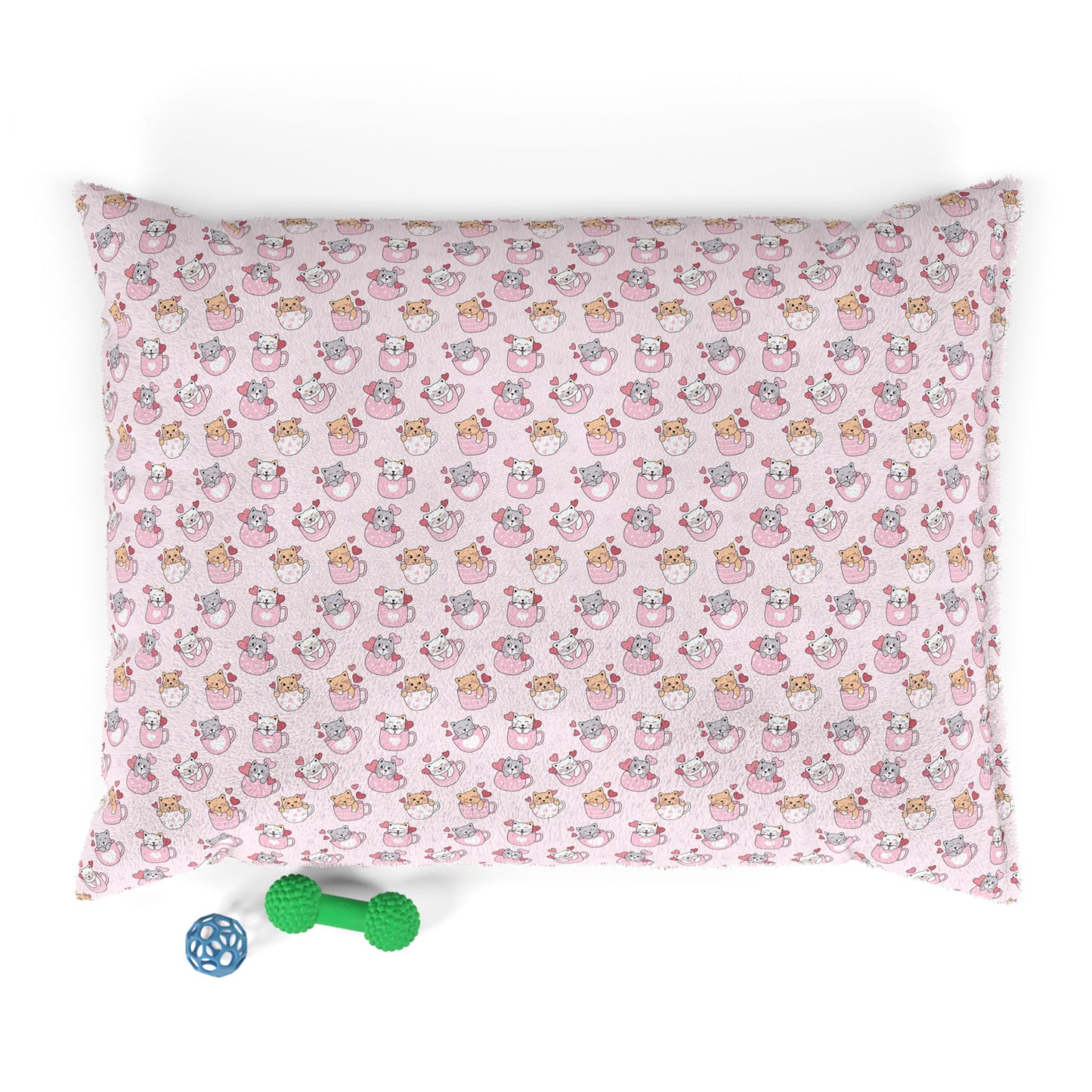 Cute Cat and Dog Pattern Pet Bed