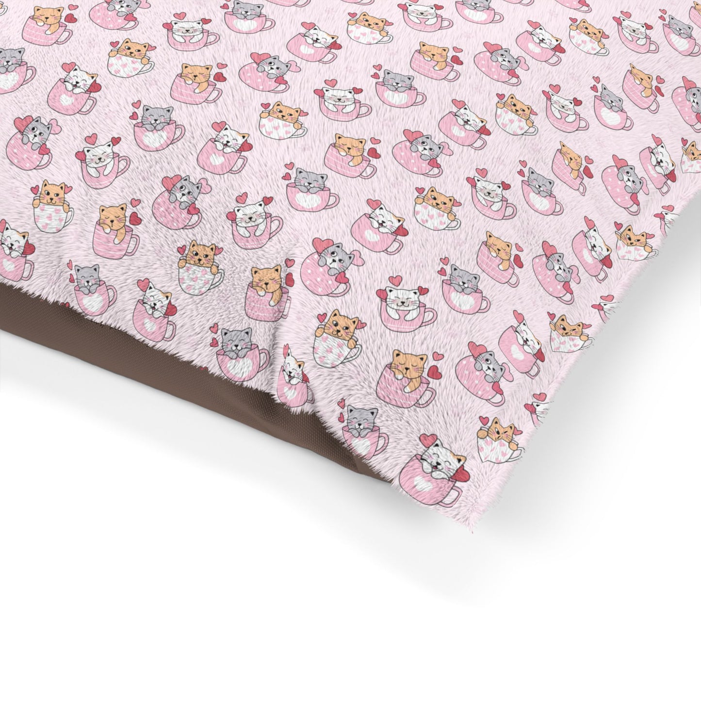Cute Cat and Dog Pattern Pet Bed