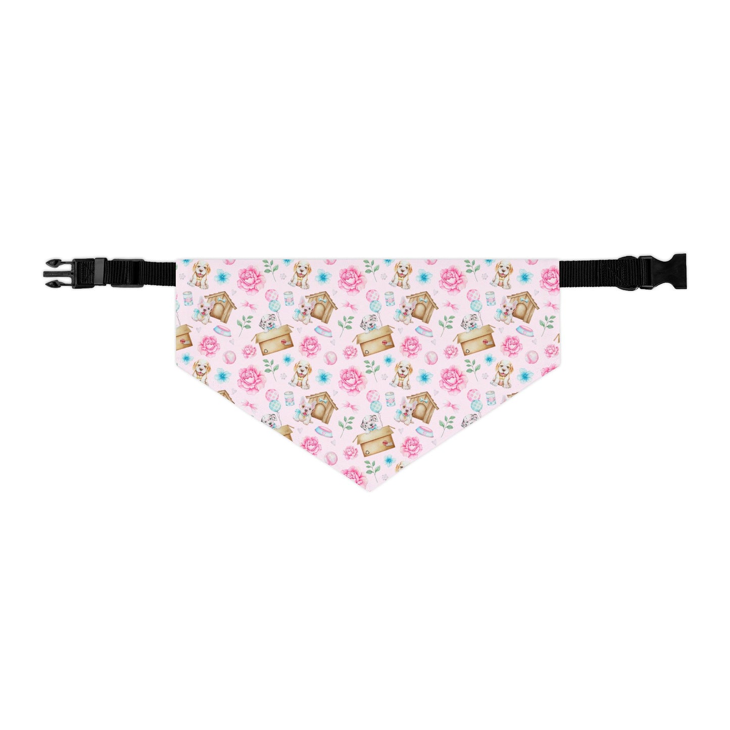 Floral Pet Bandana Collar