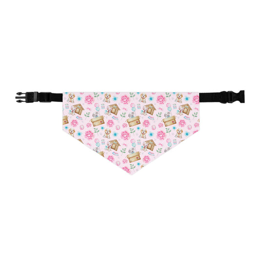 Floral Pet Bandana Collar