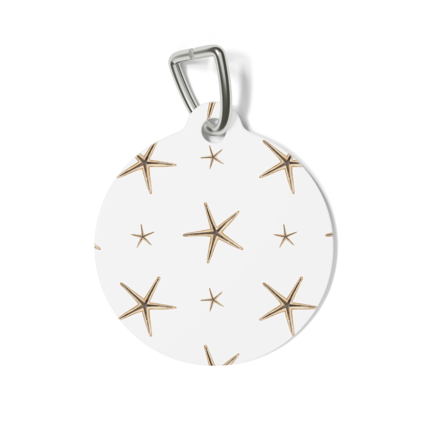 Stylish Pet Tag with Starfish Design