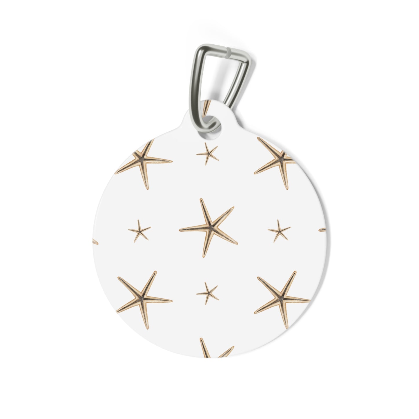 Stylish Pet Tag with Starfish Design