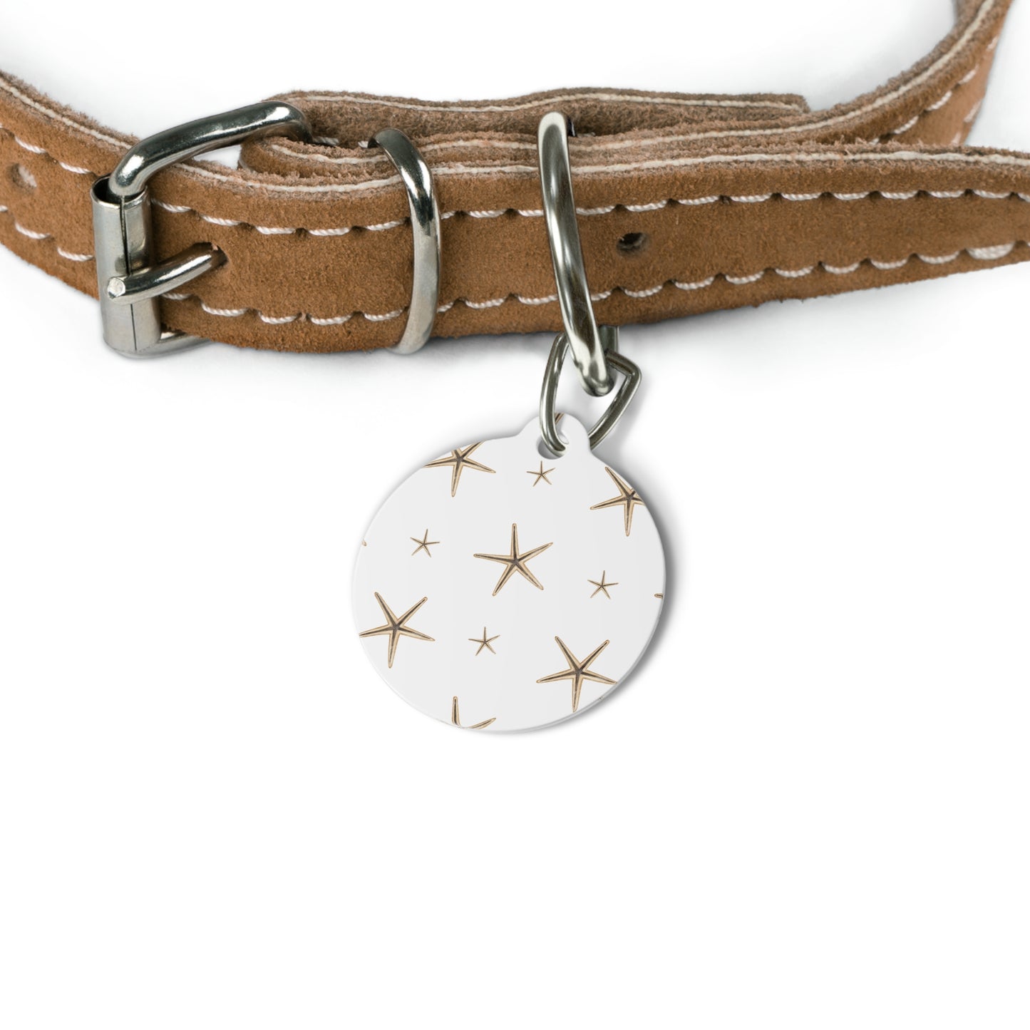Stylish Pet Tag with Starfish Design