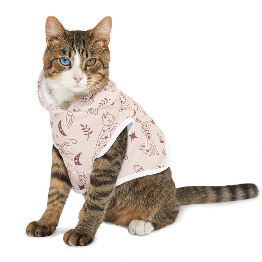 Cute Cat Pattern Pet Hoodie
