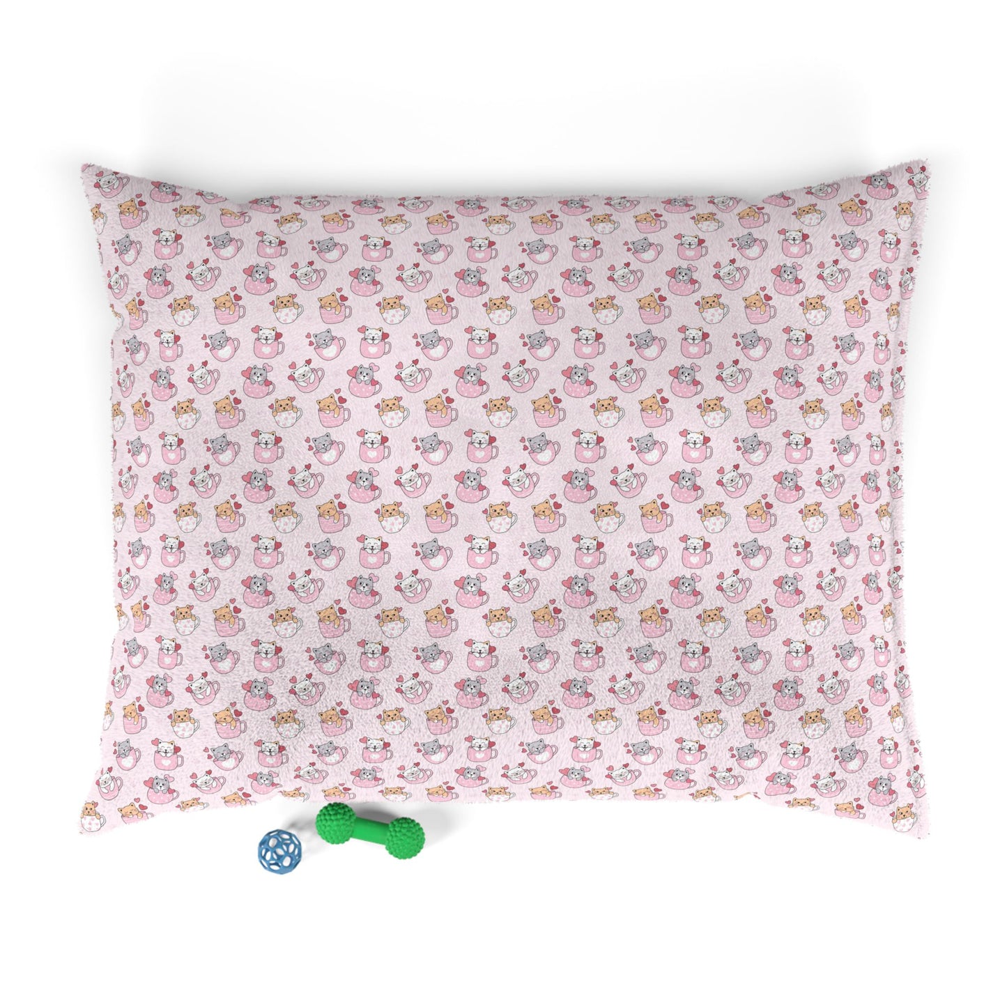 Cute Cat and Dog Pattern Pet Bed