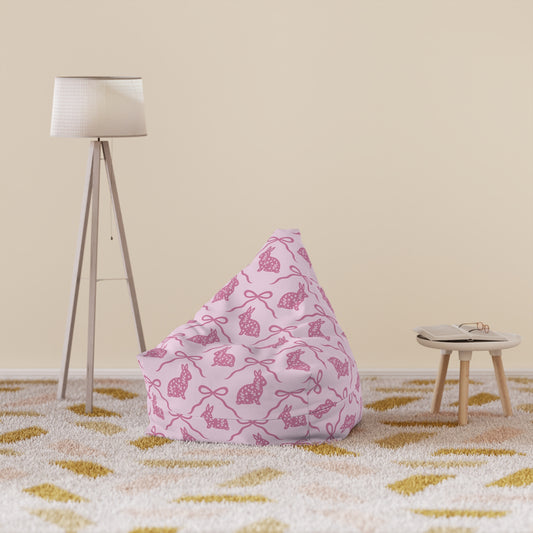 Whimsical Bunny Bean Bag Chair Cover