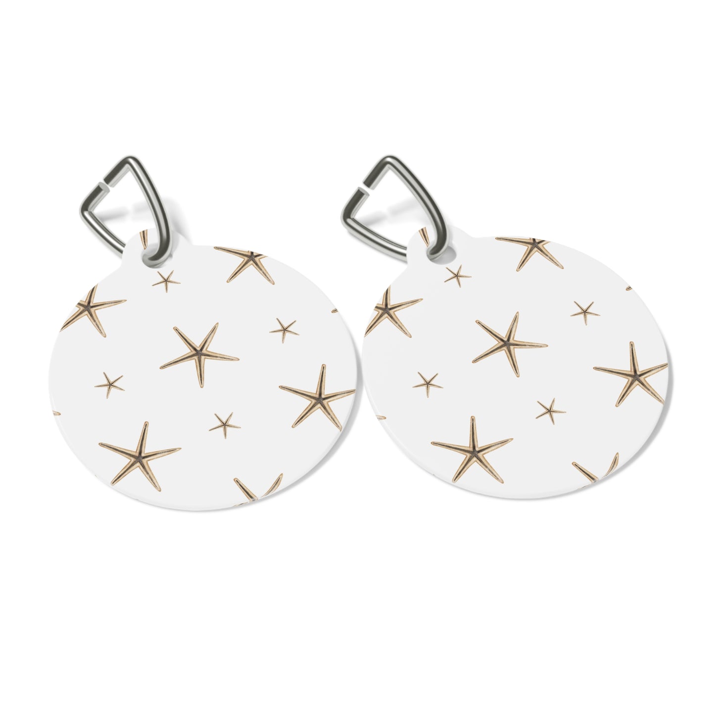 Stylish Pet Tag with Starfish Design
