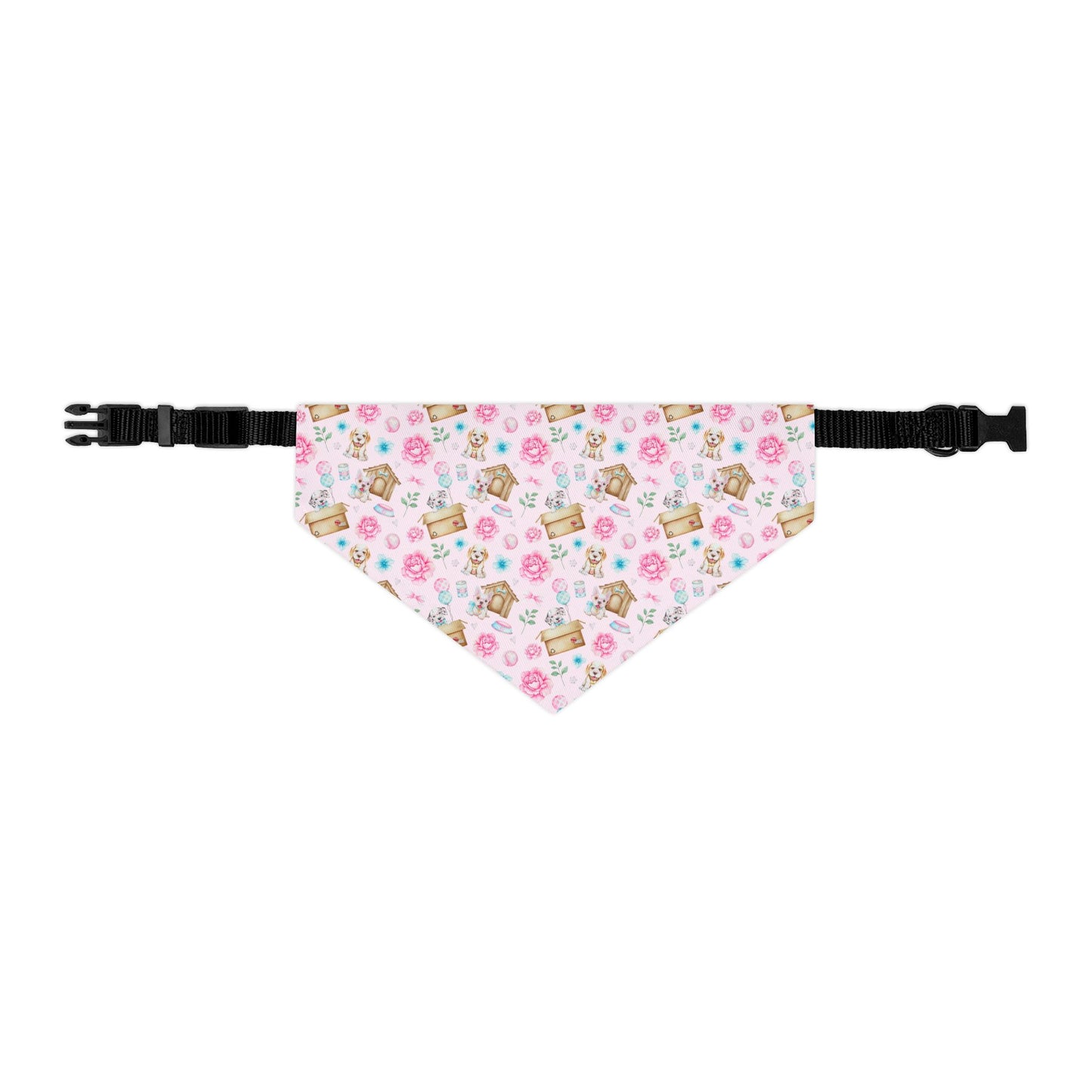 Floral Pet Bandana Collar