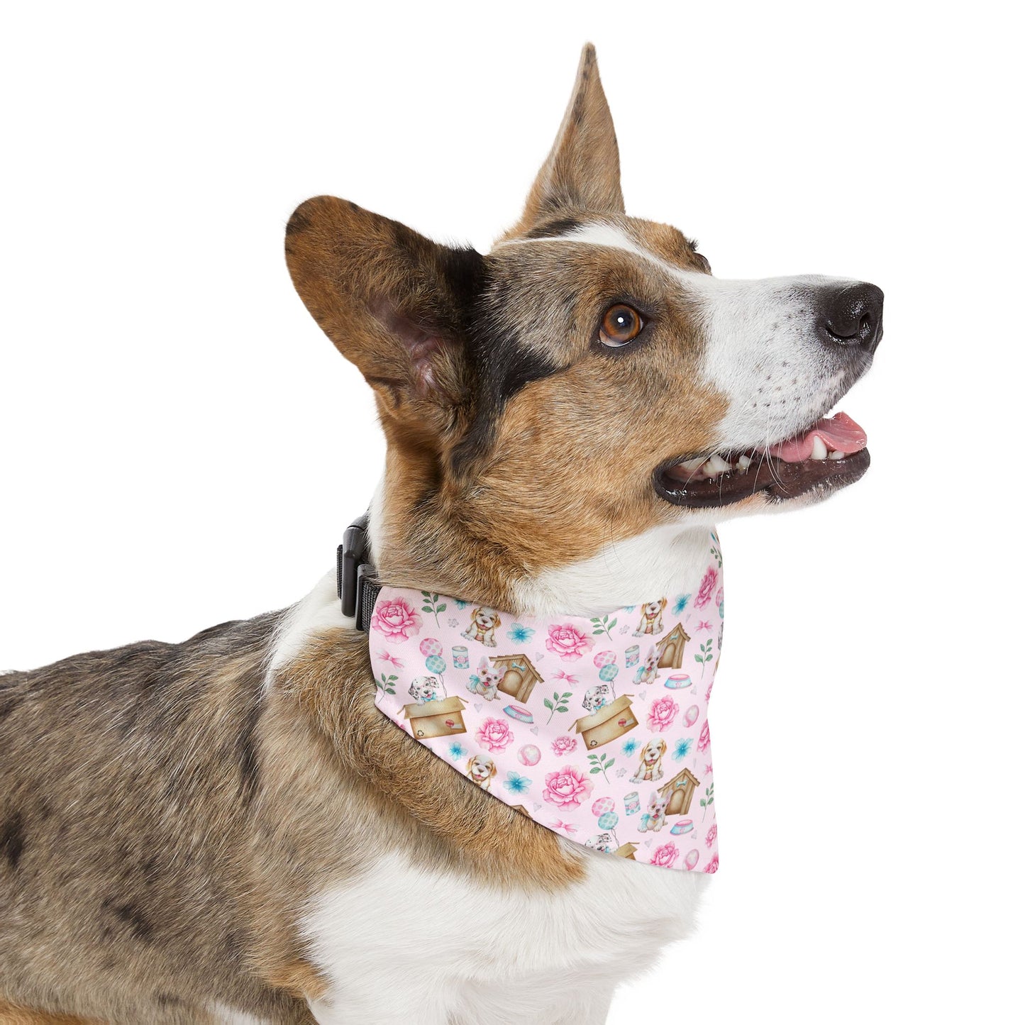 Floral Pet Bandana Collar